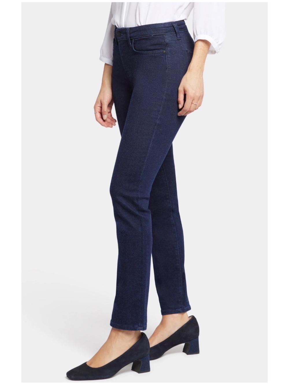 NYDJ Women’s Sz Sz 14 Sheri Slim Jeans High Rise Stretch Denim